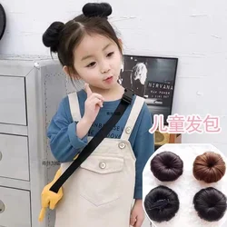 2pcs Cute Baby Girls Hair Wigs with Clip for Baby Toddler Kids Fashion Synthetic Wigs Hair Decor Headwear for 0-6 years