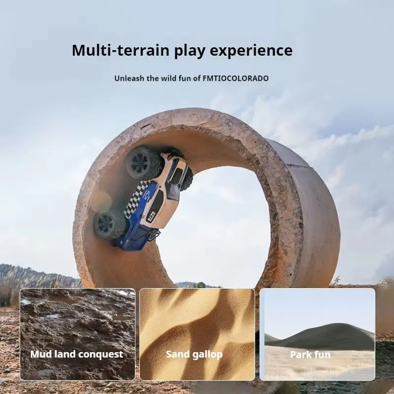 FMS 1/10 FMT Colorado Brushless RC Racing Off-Road Vehicle Climbing Car 80KM/H High-Speed 4WD Remote Control Car Model RS