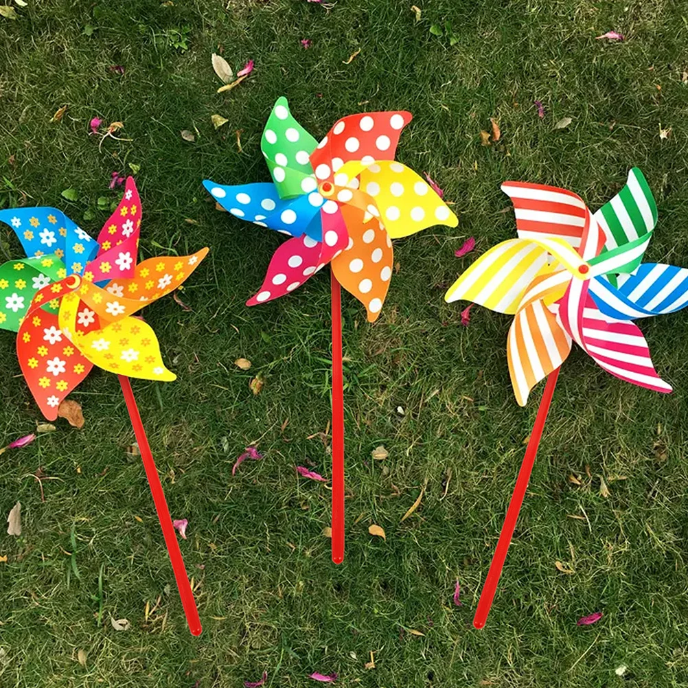 

15Pcs Windmallow Accessories Rugged Plastic Rods for DIY Garden Decor Replacement Poles Pinwheel Making Sturdy Reusable Parts