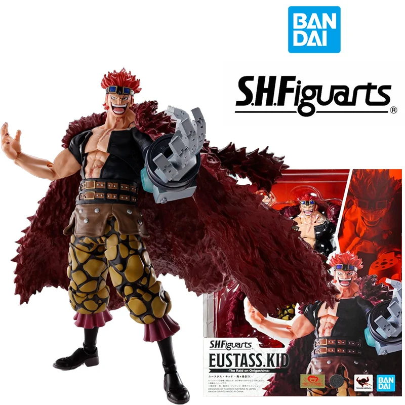 

Bandai S.H.Figuarts SHF Eustass.kid The Raid On Onigashima One Piece 16Cm Anime Original Action Figure Model Toy Gift Collection