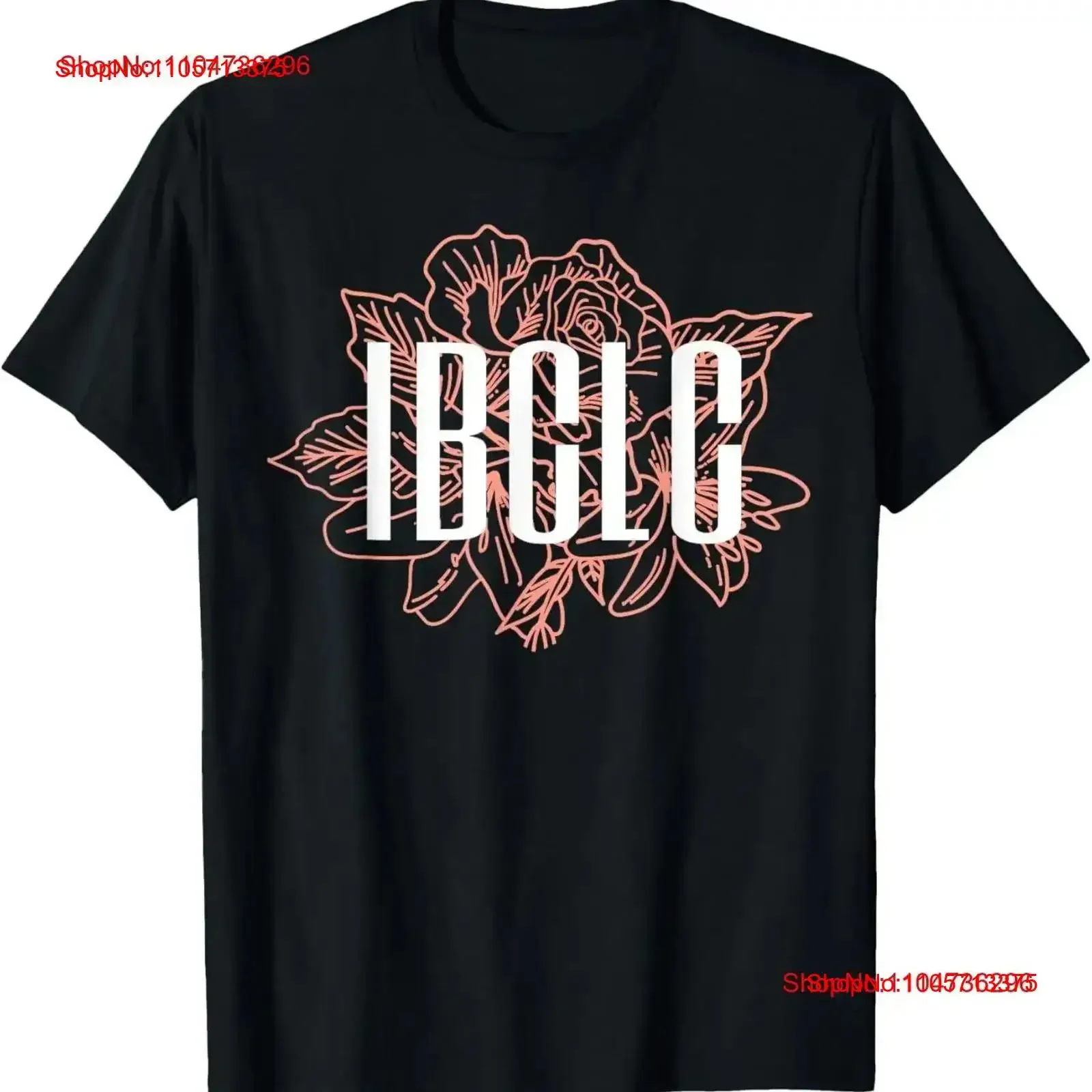 Floral IBCLC Lactation Consultant Breastfeeding Birth Worker T Shirt vintage Washed Breathable Casual Soft Stretched vintage