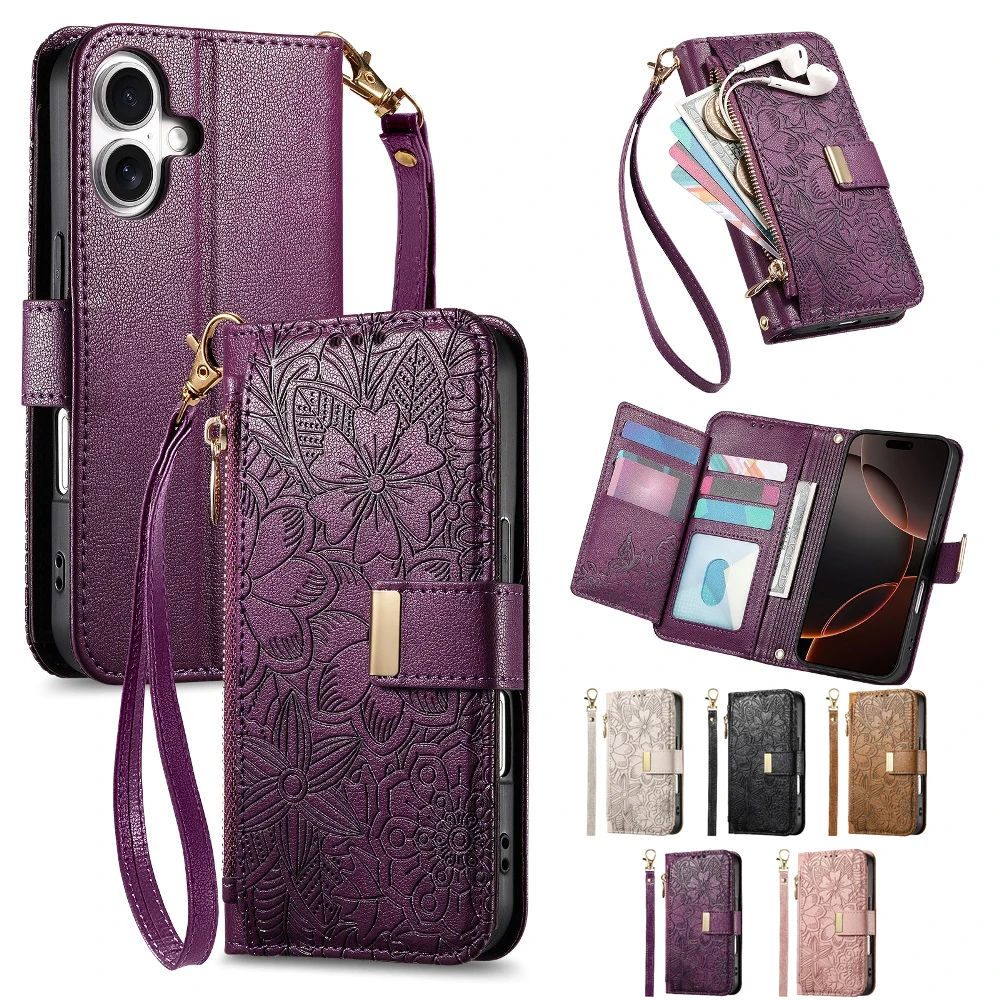 

Flip Leather Phone Cover For Huawei Pura 80 70 Ultra/P60/Mate 70 Pro/Nova 13 14 /Honor 400 300/90 GT/X50i+/200 Smart/Magic7 Pro