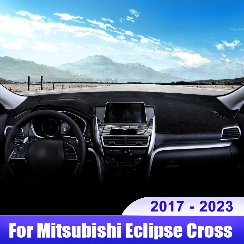 For Mitsubishi Eclipse Cross 2017 2018 2019 2020 2021 2022 2023 Car Dashboard Cover Sun Shade Non-slip Mat Interior Accessories