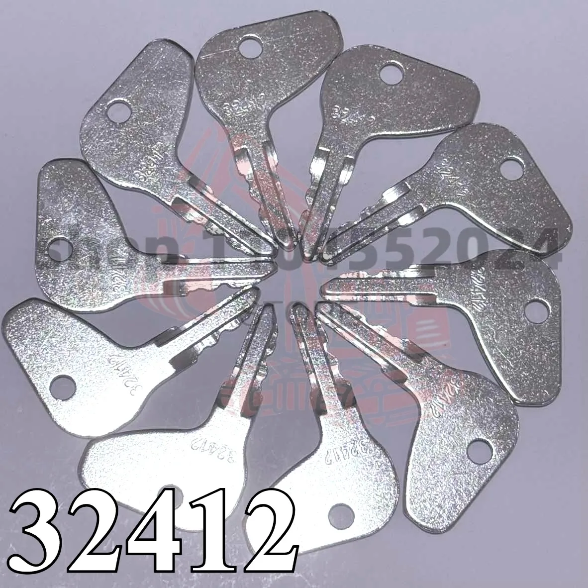 

10/5/2PCS For Kubota 32412 H32412 Key 35260-31852 Ignition Key Fit Starter Switch Tractor Mihindra Ignition Starter Switch