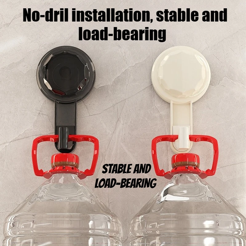 Suction Cup Powerful Hooks Traceless Heavy Duty Robe Towel Hook Keys Clothes Bag Hanger Hook Bathroom Kitchen organizer Accessor
