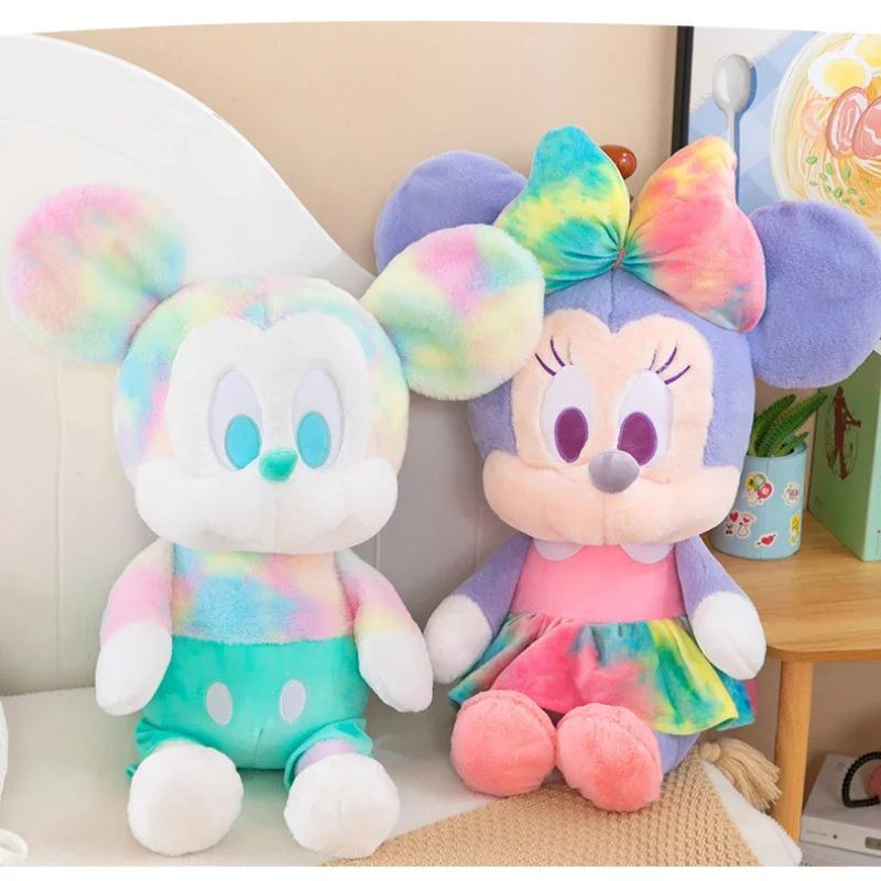 50cm Disney Mickey Minnie Plush Stuffed Doll Cute Cartoon Soft Pillow Girl Room Decoration Children's Birthday Christmas Gift