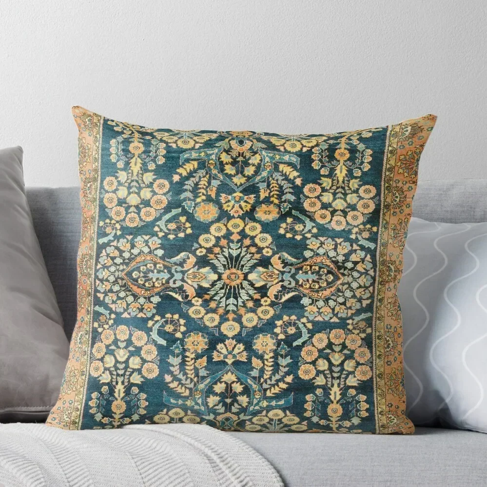 Sarouk Antique West Persian Rug Print Throw Pillow Christmas Cushion For Home sleeping pillows pillow