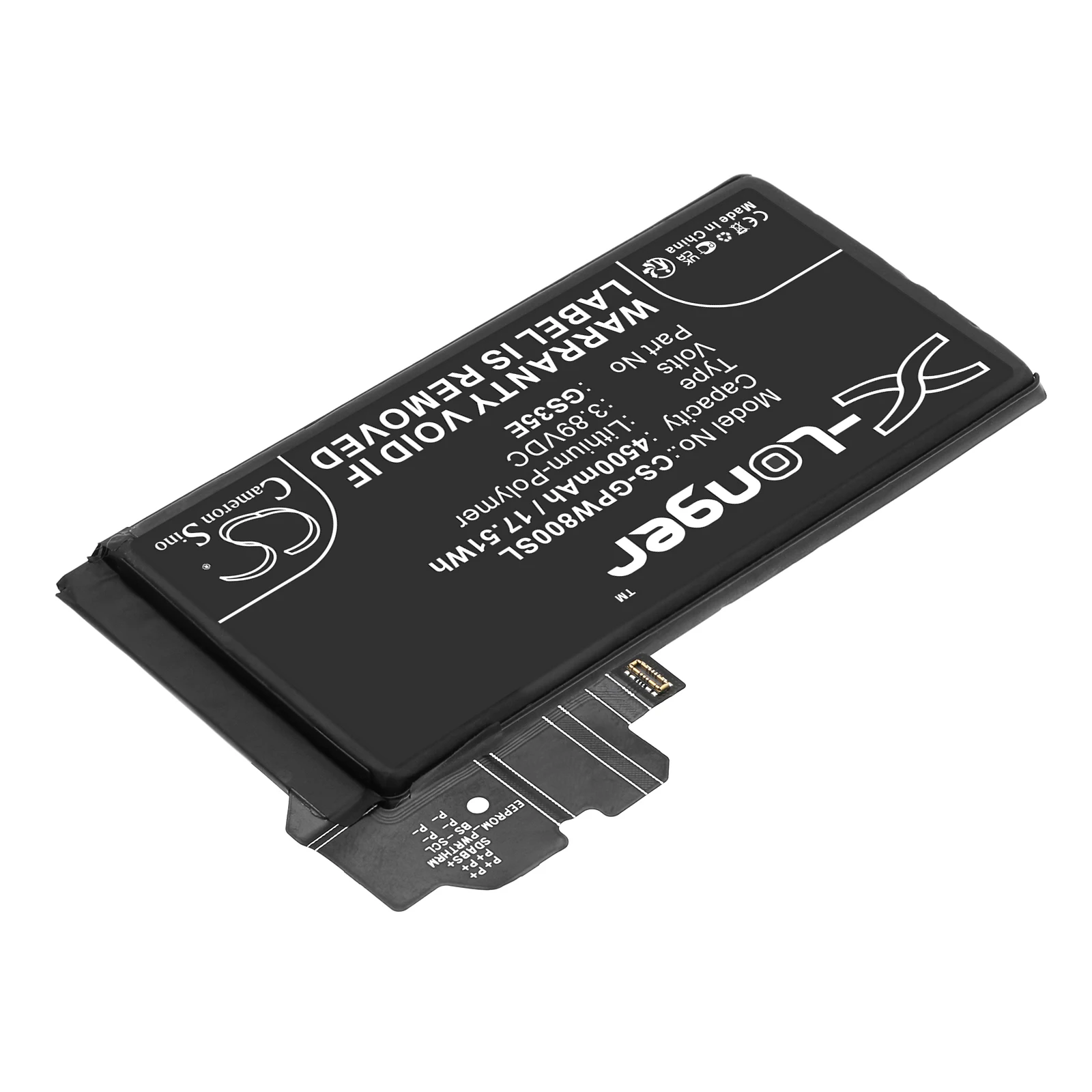 Cameron Sino 3.89V 4500mAh Mobile, SmartPhone Battery GS35E, G949-00574-01 for Google Pixel 8, GKWS6, G9BQD +TOOLS