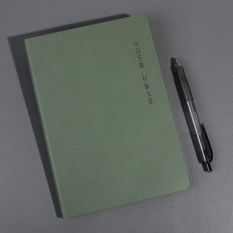 160 Pages of Premium Quality Paper A5 Minimalist Cover Notebook for Easy Carrying Multiple Colors Available