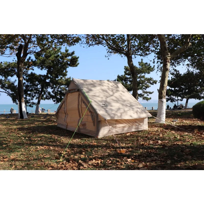 Quick Opening Inflatable Tent Waterproof Weather Resistant Oxford Cloth Double Door Portable Outdoor Camping Tent For Travel