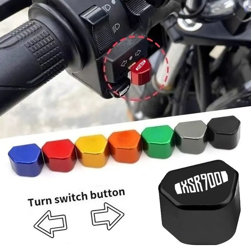 

Motorcycle Switch Button Turn Signal Switch Key Cap Accessories For Yamaha XSR900 XSR 900