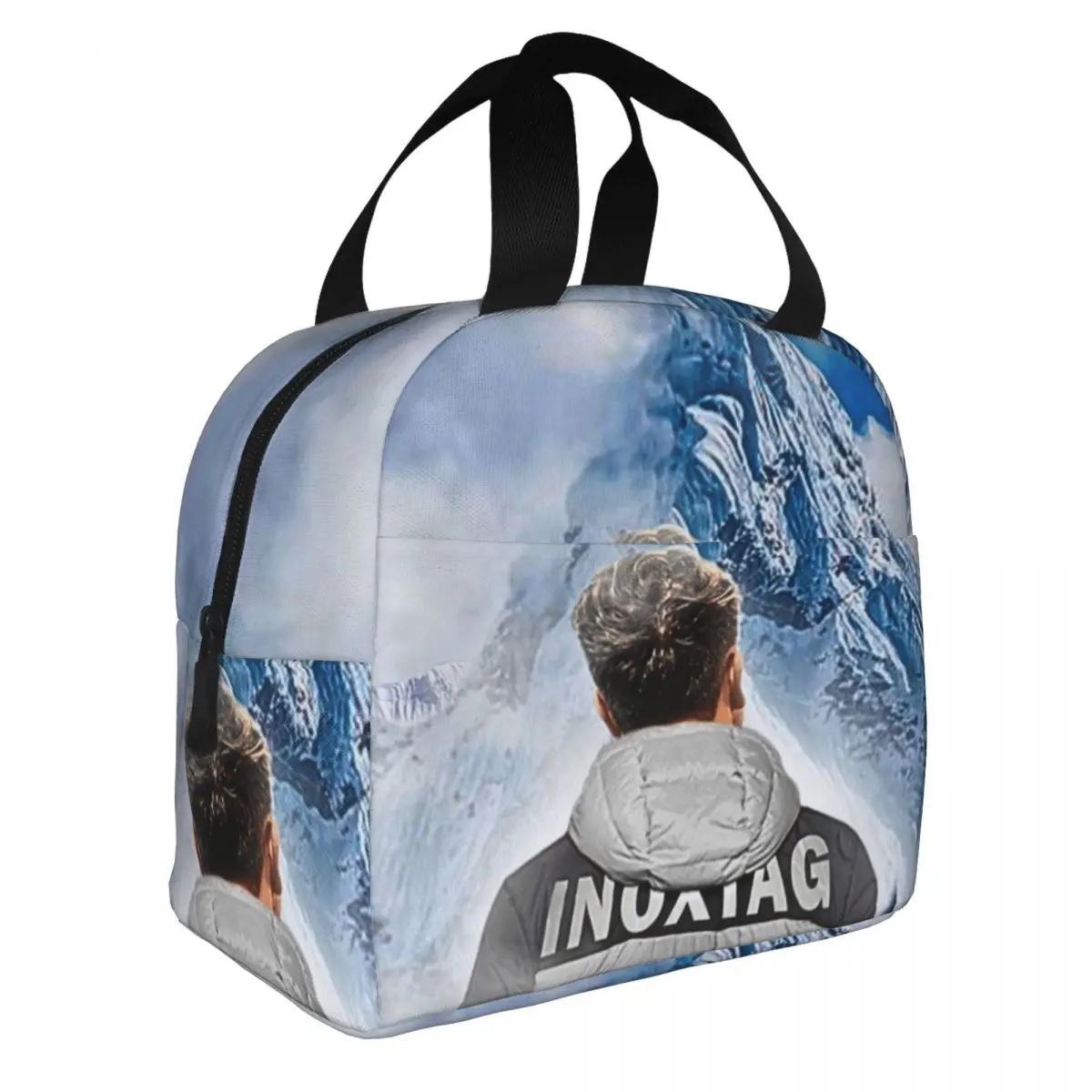 Custom Inoxtag Everest - Inox Lunch Bag for School Waterproof Picnic Thermal Cooler Insulated Lunch Box Women Kids Tote Bags