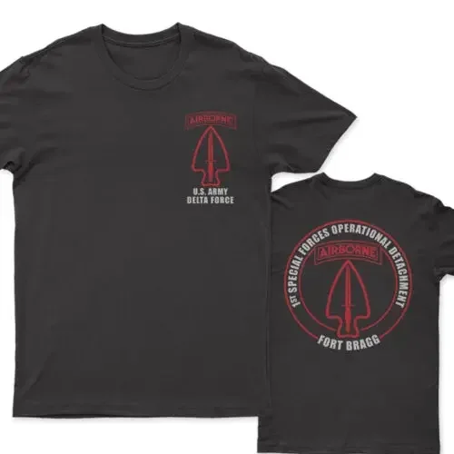 1st Special Forces Operational Detachment Delta Force T-Shirt 100% Cotton O-Neck Summer Short Sleeve Casual Mens T-shirt