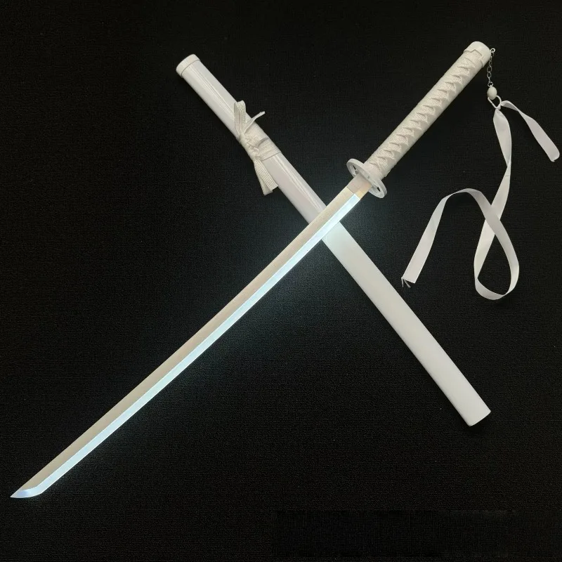 

40-дюймовый светящийся меч Рукии из аниме Bleach, LED-сабля, реквизит для косплея, японский самурайский нож, коллекционный подарок