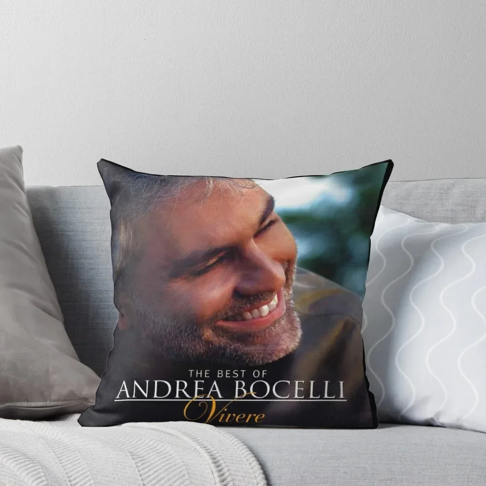 The Best of Andrea Bocelli Vivere Throw Pillow Christmas Throw Pillows Covers Ornamental Pillow pillow