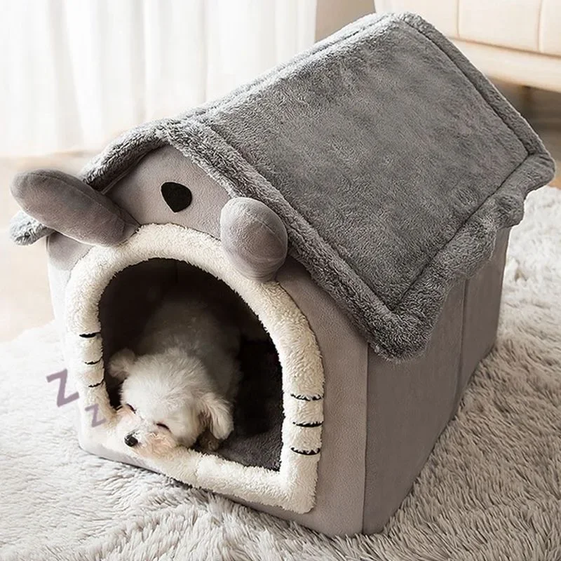 Dog and Cat House Dismantlable and Washable Pet Bed Four Seasons Small Dog House Pet Supplies Indoor Pet Shelter