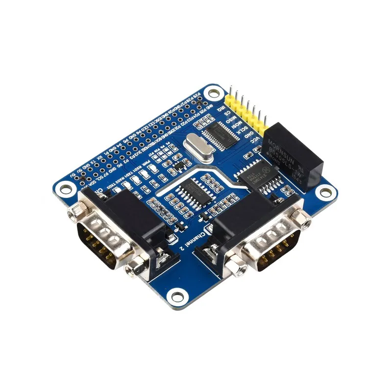 

Waveshare 2-Channel Isolated RS232 Expansion HAT for Raspberry Pi,built-in multiple protection circuits