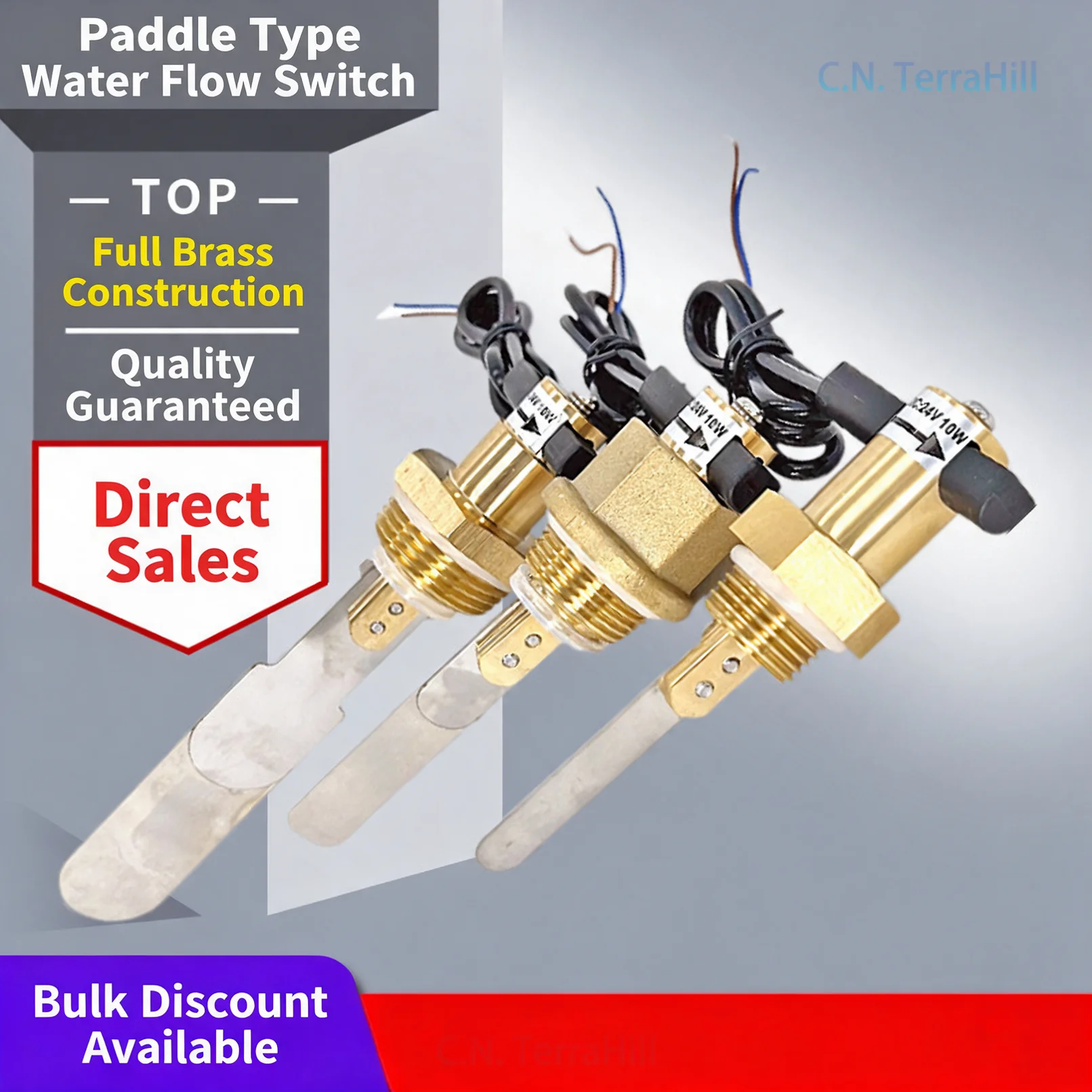 All-Copper Target Flow Water Flow Switch SK-FS15 SK-FS20 for Pipeline Monitoring