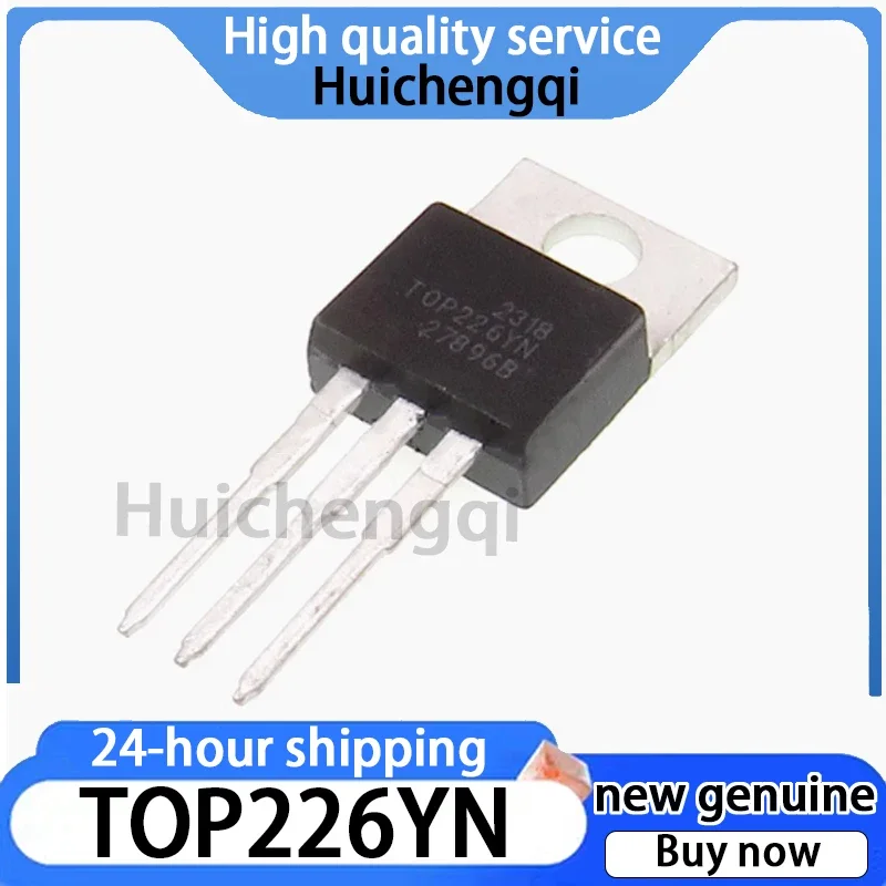5PCS TOP226YN Direct Insertion TO-220 100kHz AC-DC Controller and Regulator Chip
