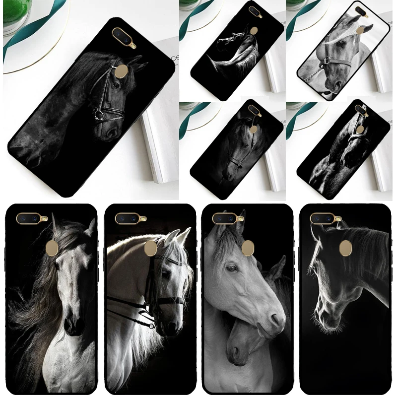 Black White Horse C…