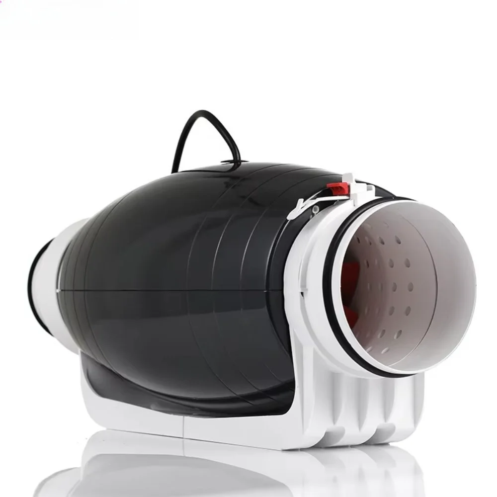 Silent Mixed Flow In-Line Duct Fan 4/5 Inch Long Ventilation Operating Life