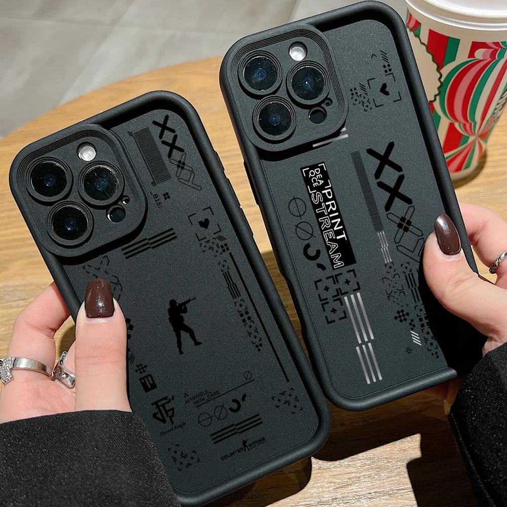 C-Counter Strikes CSGO Phone Case for Samsung Galaxy A73 A56 A55 A54 A53 A36 A34 A26 A25 A24 A17 A16 A13 A12 A07 A06 4G 5G Cover