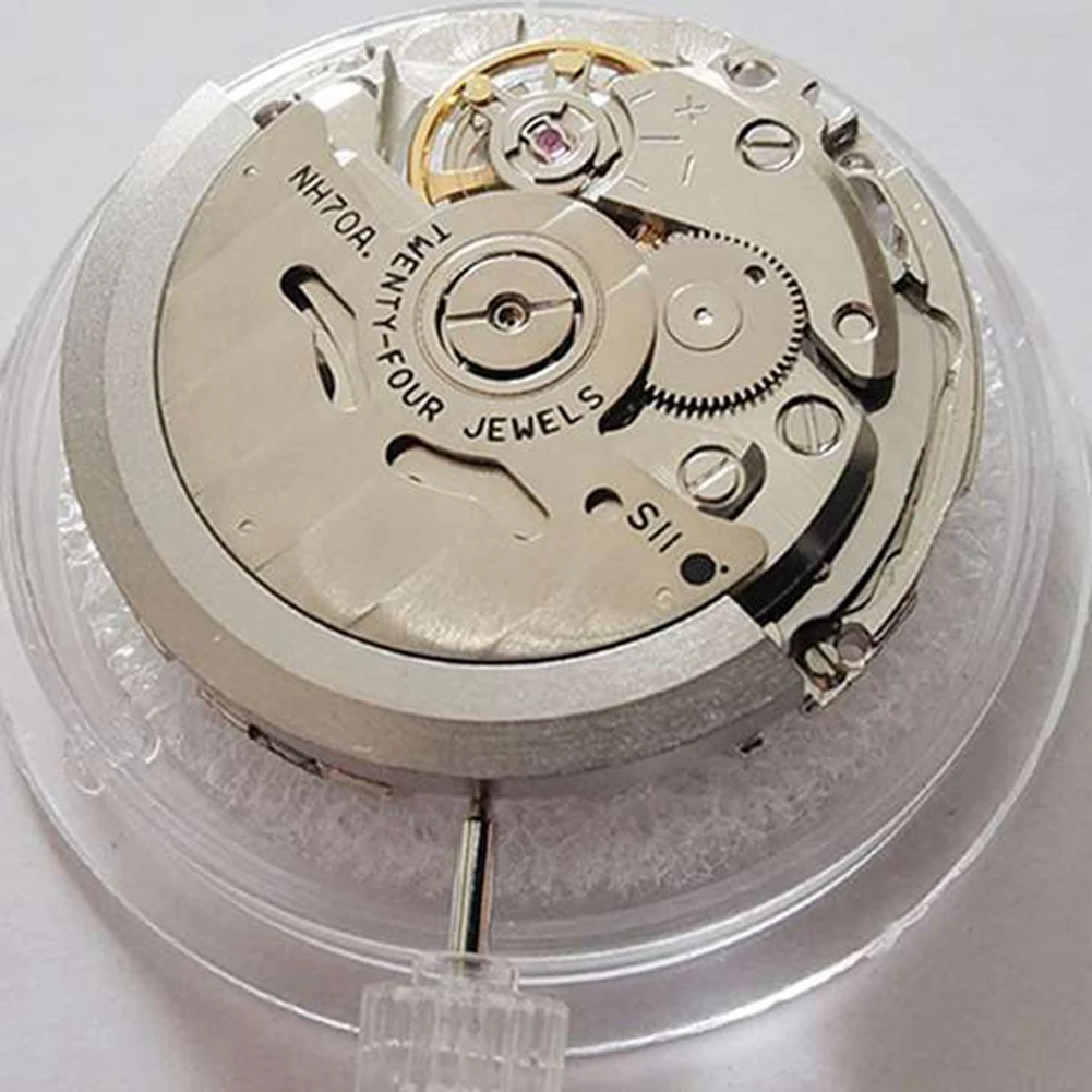 NH70 NH70A 21600 BPH 24 Jewels Openwork Mechanical Movement High Accuracy Luxury Automatic Watch Accessories