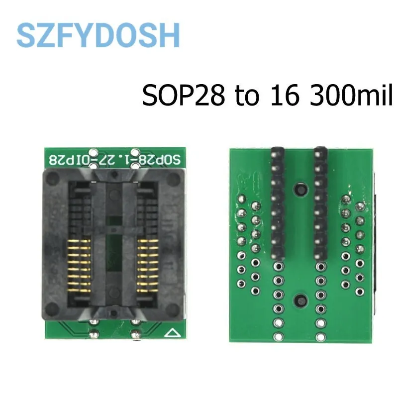 Toma de adaptador SOP8/14/16/18/20/24/28, programador de cuerpo ancho, 150/200/208/300mil, para EZP2010, EZP2013, CH341A, prueba IC