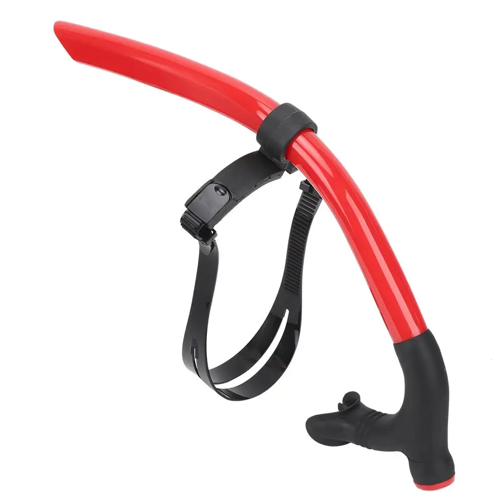 

Front Head Silicone Snorkel Tube for Diving & Swimming - for training Equipment for Underwater Breathing