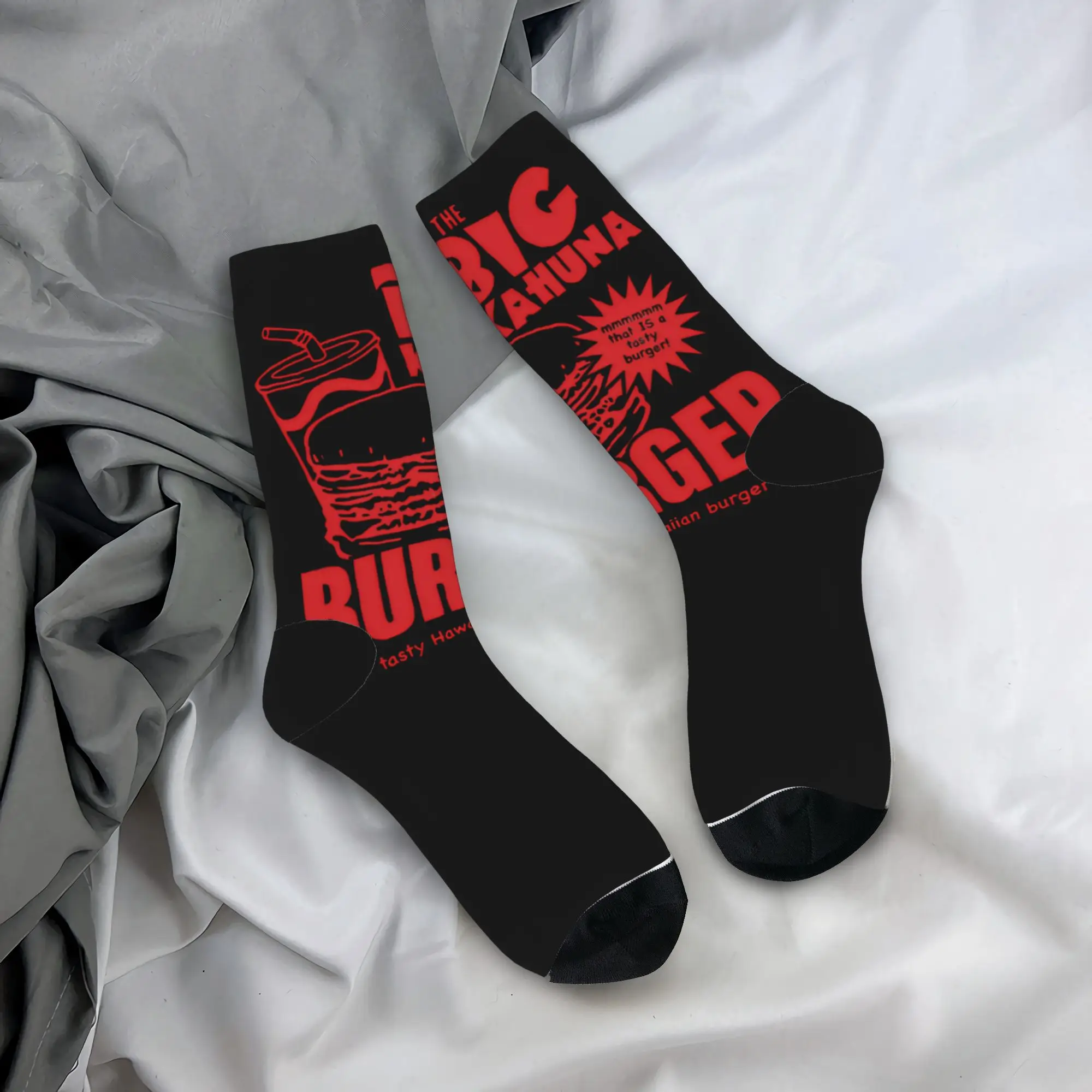 casual-pulp-fiction-the-big-kahuna-burger-meias-de-futebol-quentin-tarantino-poliester-meias-de-tubo-medio-para-mulheres-e-homens-respiraveis