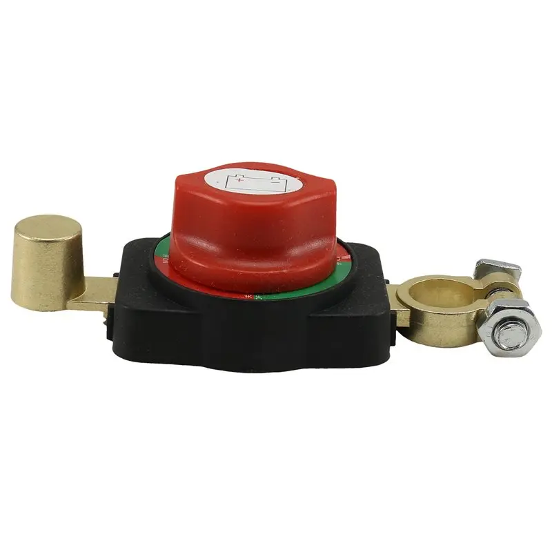 Universal 12V-48V Battery Power Disconnect Switch[ Pure Copper]- Power Cut-Off Switch For RV, Marine, Boat Applications Top-Rate