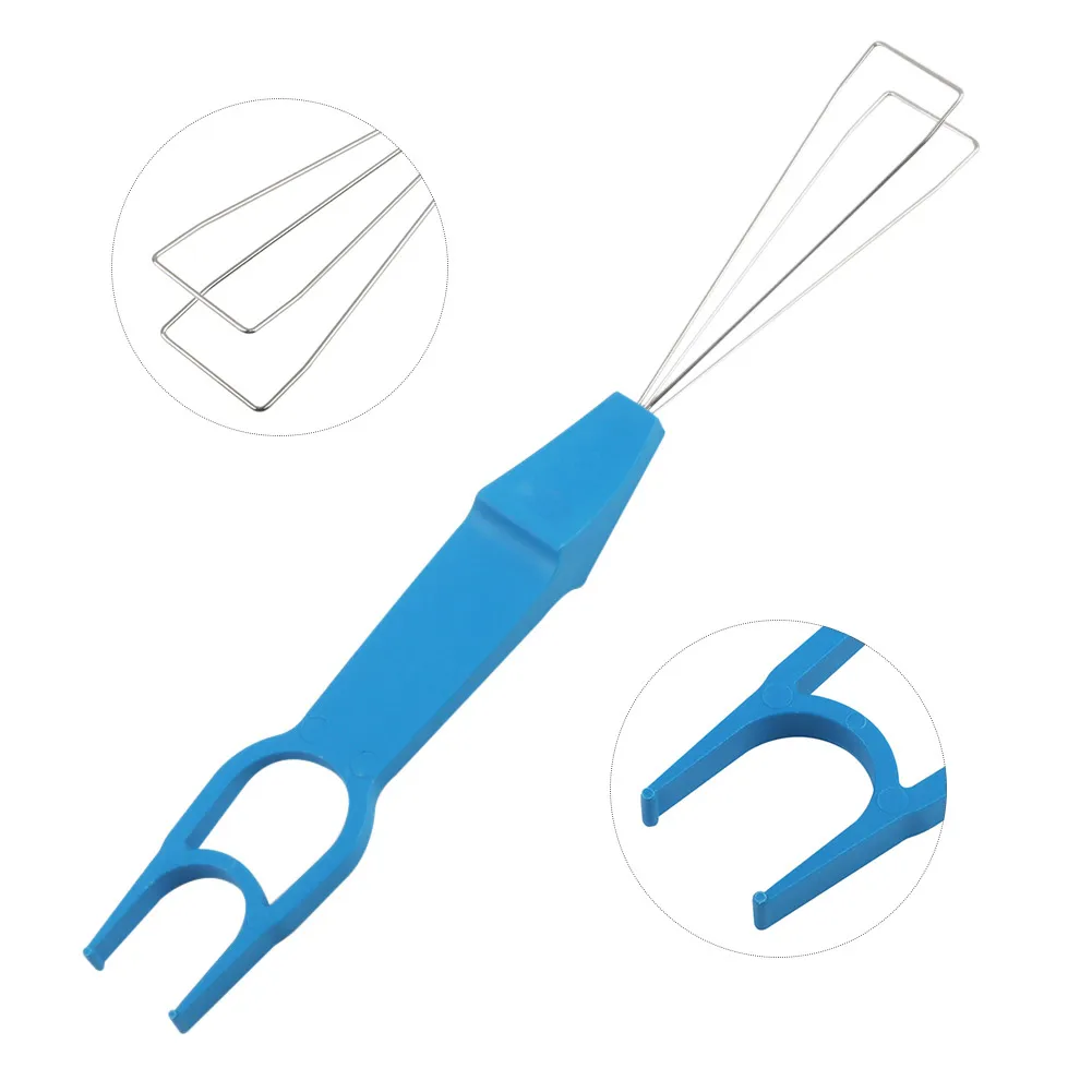 Teclado keycap extrator interruptor extrator ferramenta de remoção de chave de aço inoxidável para ferramentas de fixação de teclado mecânico