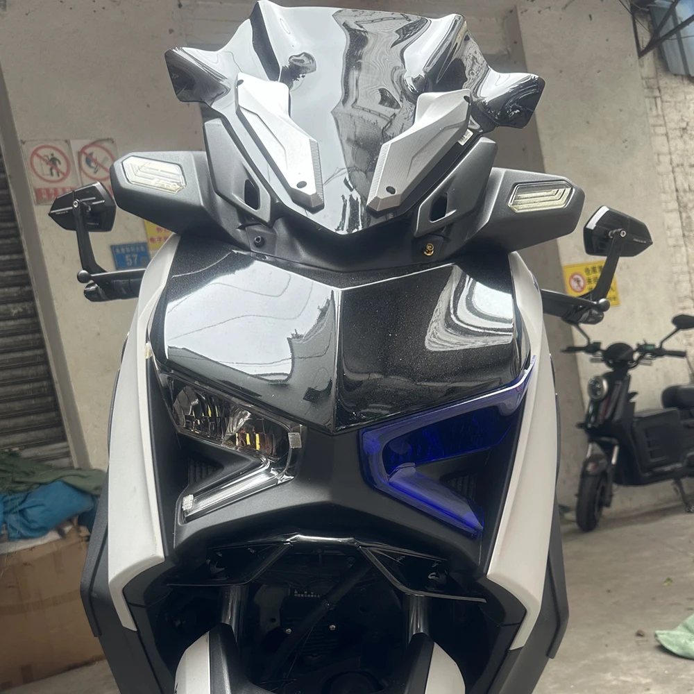 Motorcycle Accessories Front Beak Fairing Aerodynamic Lower Cover Protector Guard Wing For Yamaha XMAX 300 2023 XMAX300 Winglets