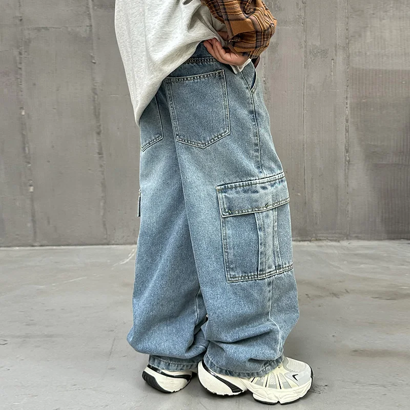 Jean Baggy Pour Garçons, Enfants, Adolescents, Décontracté