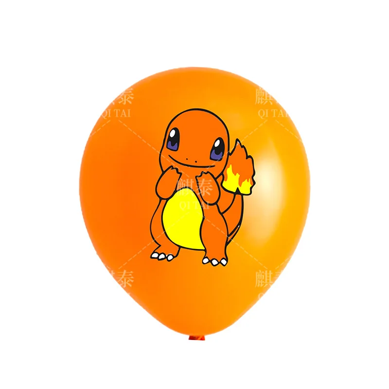 3/6/18 قطعة 12 بوصة بوكيمون بيكاتشو كارتون ، مجموعة بالونات اللاتكس ، لحفلات مهرجان الصبي والفتيات ، استحمام الطفل ، زينة الحفلات