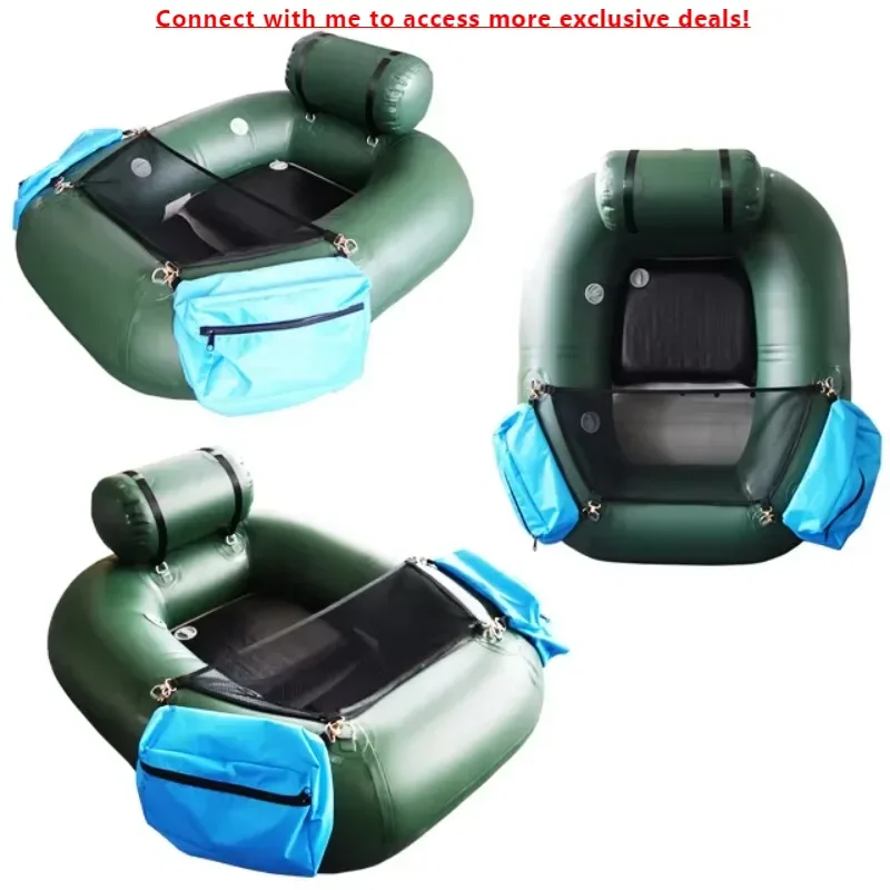 

High Quality Dinghy Inflatable Boat Portable Float Tube Boat Fishing/durable Small Inflatable Pvc Boat For One People