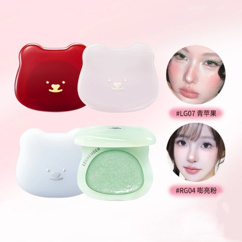 

LEEMEMBER Blush Cream Multi Use Glow Cream Stick Transparent Blush Highlighter Original Makeup Cosmetics