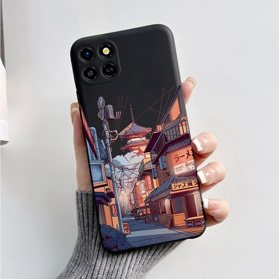 For Infinix Smart 6 HD Case X6512 Black Silicone Fashion Marble Painted Soft Funda Back Cover for Infinix Smart6 HD 2022 Capa