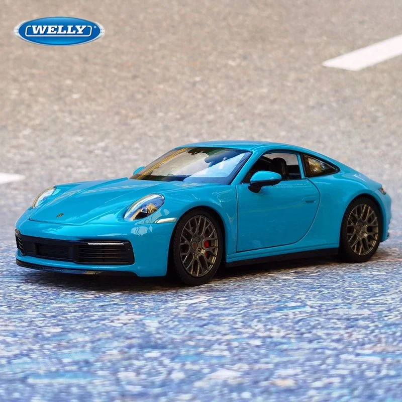 

Welly 1:24 Porsche 911 Carrera 4S Alloy Sports Car Model Diecasts & Toy Metal Vehicles Car Model Simulation Collection Kids Gift