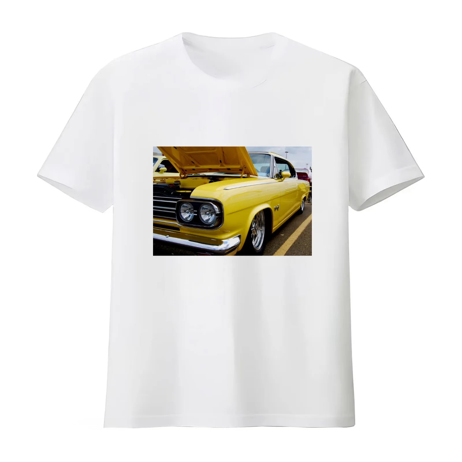 1966 AMC Marlin T-Shirt Summer Casual Cotton Tee Oversized Streetwear Tops Vintage Graphic Print Loose Fit Short Sleeve