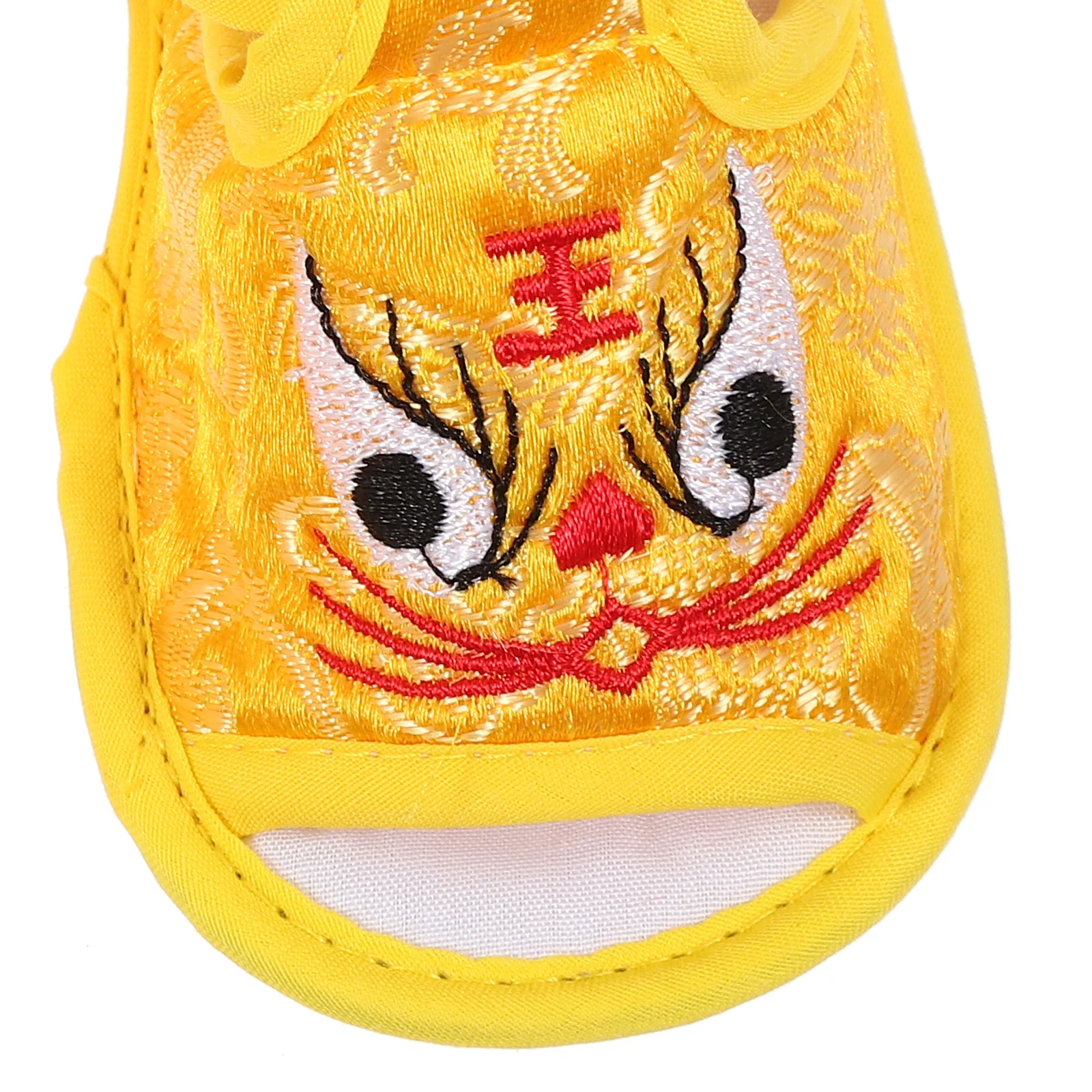 

1Pair Infant Shoes Baby Walking Shoes Size 12 Soft Silk Breathable Summer Tiger Head Baby Footwear Tiger Infant Shoes,