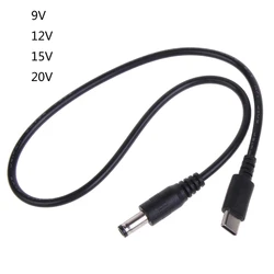 USB Power-Boost Lijn UsbC naar DC9/12/15/20V Converter Adapter Kabel TypeC 5.5x2.1