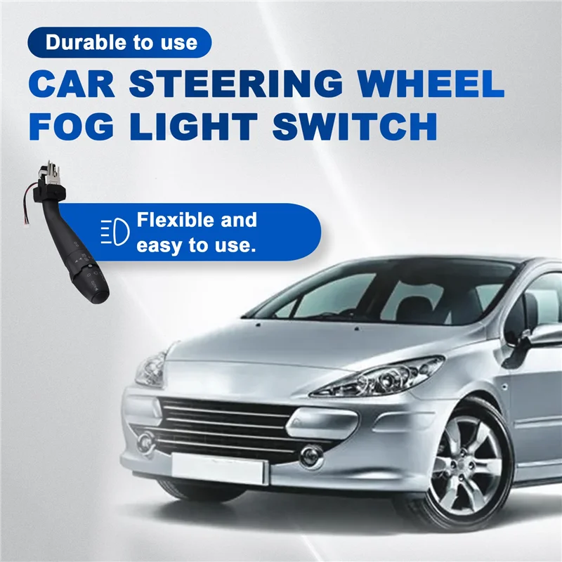 

Car Steering Wheel Fog Light Switch Indicator Light Switch Lever Turn Lever Signal Switch For 307