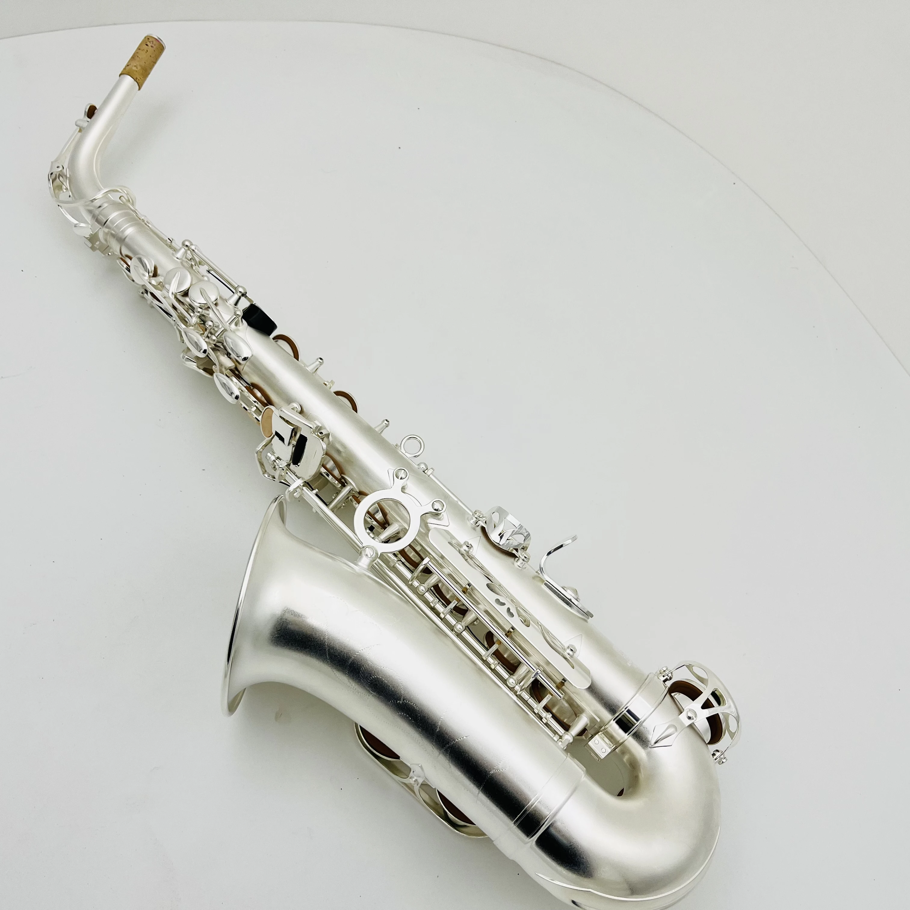 R54 Alto Eb Tune Saxophone Sliver Plated Professional level Performance With Case Mouthpiece Free Shipping