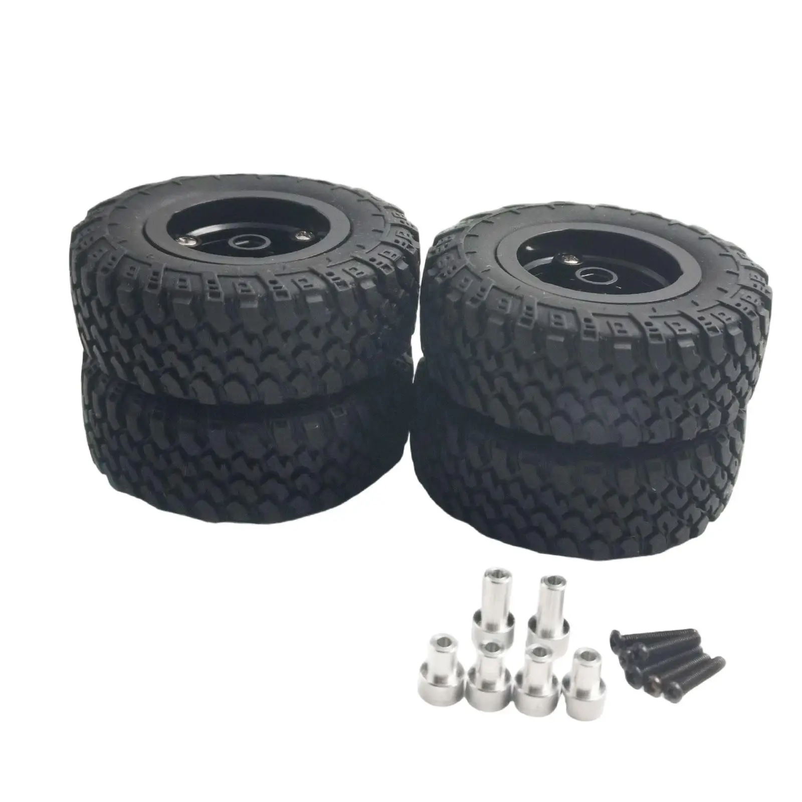 

4x 1/12 RC Car Tires Toy Vehicle Accessories RC Spare Parts Repair Parts Easy Installation for MN82 MN82S Remote Control Car