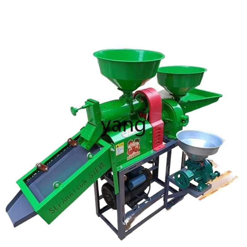 LMM， household automatic rice grinding machine household small automatic rice peeling machine