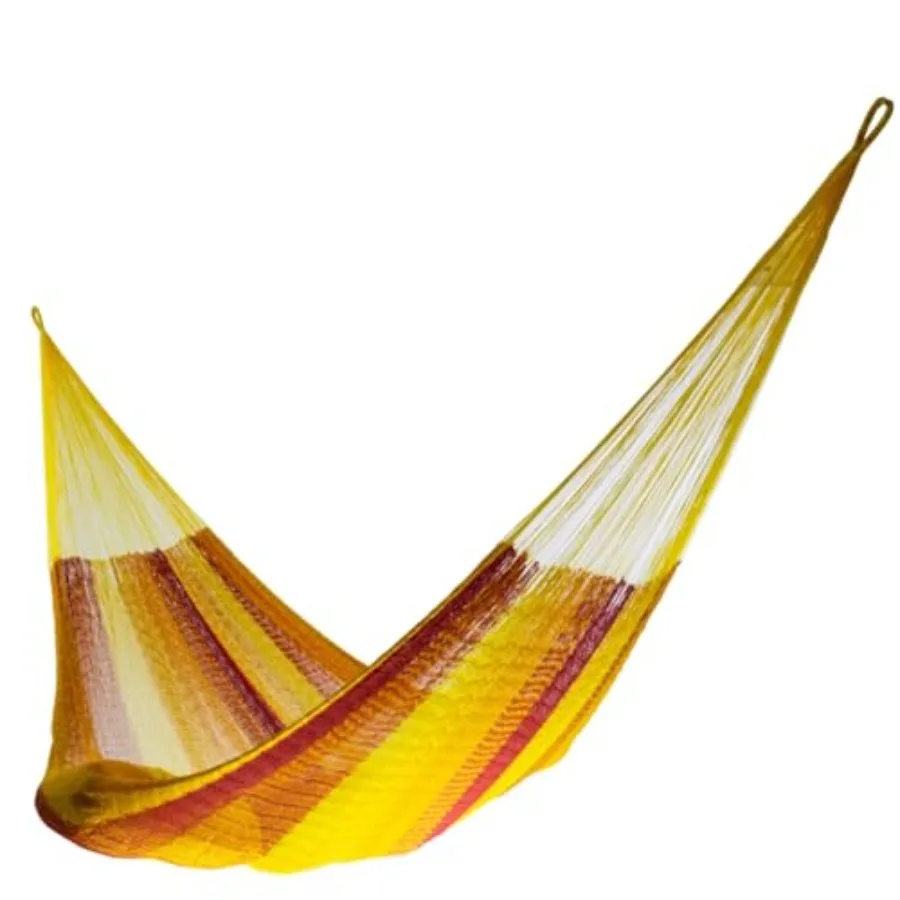 

Handmade Hammocks - Handmade Yucatan Hammock - Artisan Crafted in Central America - Fits Most 12 Ft. - 13 Ft. Stands - Carries