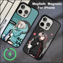 BanG Dream anime Phone Case For iPhone 15 14 13 12 11 Pro Max Plus  Magsafe Black Soft Cover