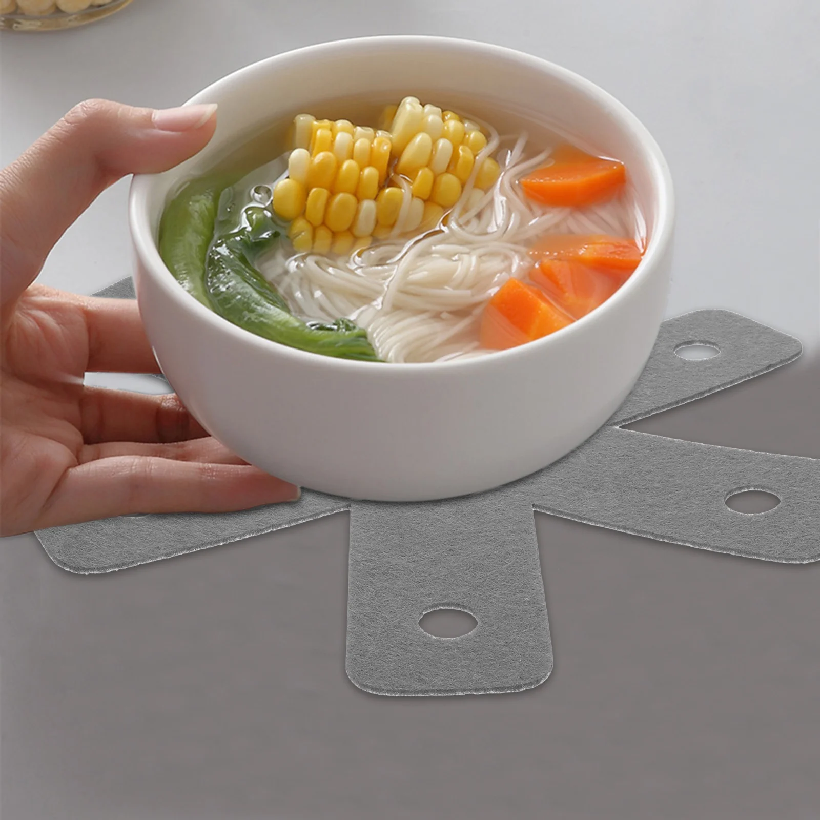 

12Pcs Heat Resistant Pan Pads Pot Protectors Protective Coasters Kitchen Cushions Tableware Mats Anti Scratch Pot Pan Protectors