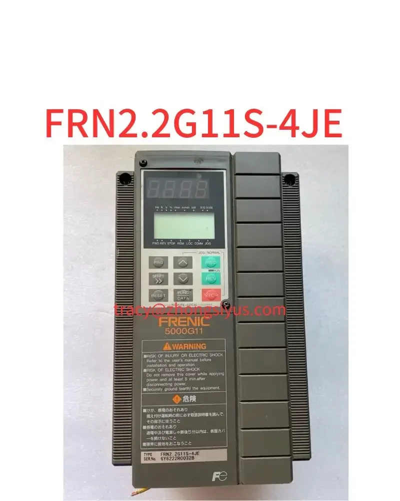

Used frequency converter, FRN2.2G11S-4JE, G11s series. 2.2 kw 380V
